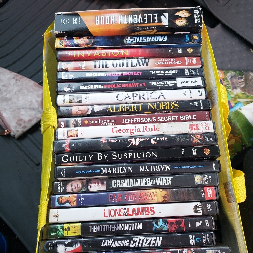 DVD and blue ray